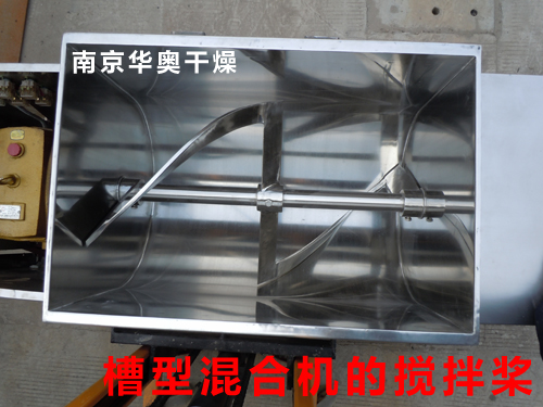 槽型混合機的攪拌結構 槽型混合機的攪拌結構